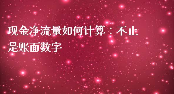 现金净流量如何计算：不止是账面数字_https://wap.yjjixie.cn_商业资讯_第1张