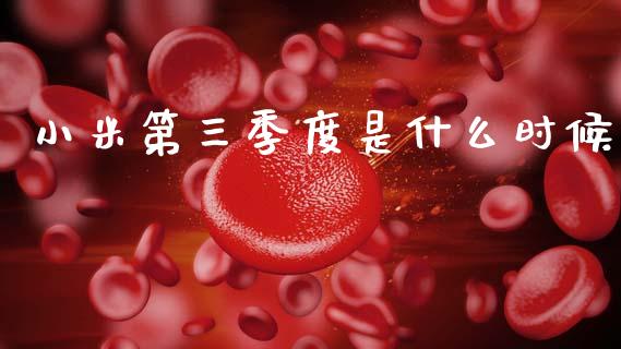 小米第三季度是什么时候_https://wap.yjjixie.cn_港股行情_第1张