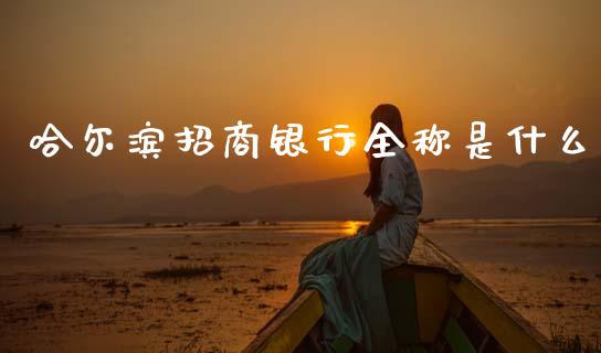 哈尔滨招商银行全称是什么_https://wap.yjjixie.cn_证券市场_第1张