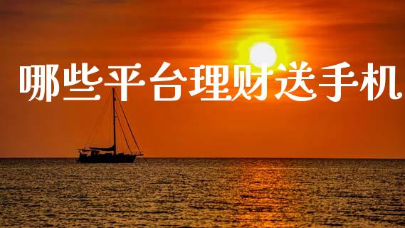 哪些平台理财送手机_https://wap.yjjixie.cn_商业资讯_第1张