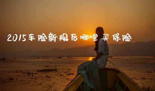 2015车险新规后哪里买保险_https://wap.yjjixie.cn_商业资讯_第1张
