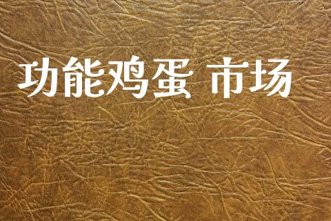 功能鸡蛋 市场_https://wap.yjjixie.cn_保险理财_第1张