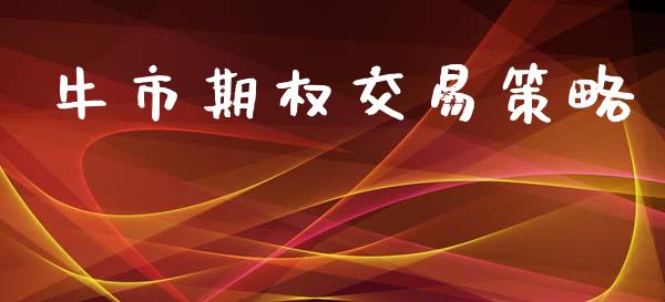 牛市期权交易策略_https://wap.yjjixie.cn_保险理财_第1张