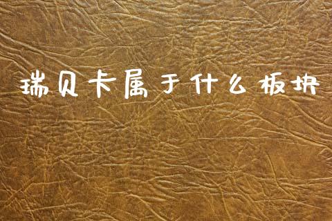 瑞贝卡属于什么板块_https://wap.yjjixie.cn_保险理财_第1张