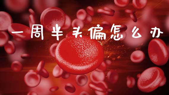 一周半头偏怎么办_https://wap.yjjixie.cn_证券市场_第1张