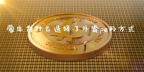 蒙牛为什么选择了外资pe的方式_https://wap.yjjixie.cn_商业资讯_第1张