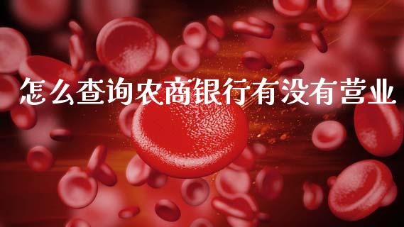 怎么查询农商银行有没有营业_https://wap.yjjixie.cn_保险理财_第1张