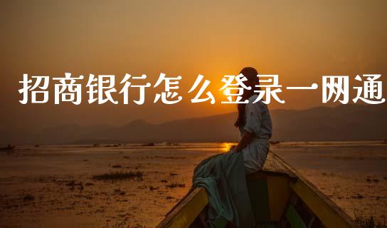招商银行怎么登录一网通_https://wap.yjjixie.cn_港股行情_第1张