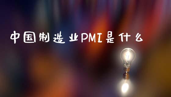 中国制造业PMI是什么_https://wap.yjjixie.cn_证券市场_第1张