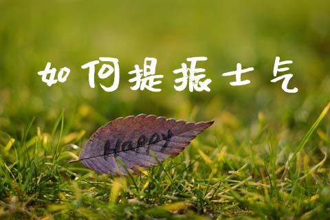 如何提振士气_https://wap.yjjixie.cn_保险理财_第1张