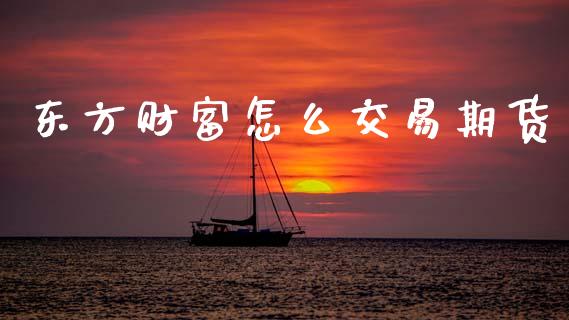 东方财富怎么交易期货_https://wap.yjjixie.cn_保险理财_第1张
