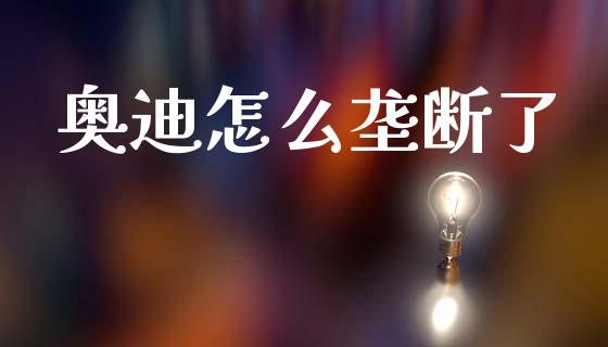奥迪怎么垄断了_https://wap.yjjixie.cn_商业资讯_第1张