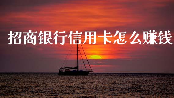 招商银行信用卡怎么赚钱_https://wap.yjjixie.cn_证券市场_第1张