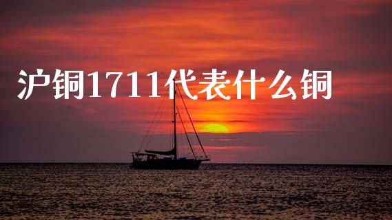 沪铜1711代表什么铜_https://wap.yjjixie.cn_证券市场_第1张