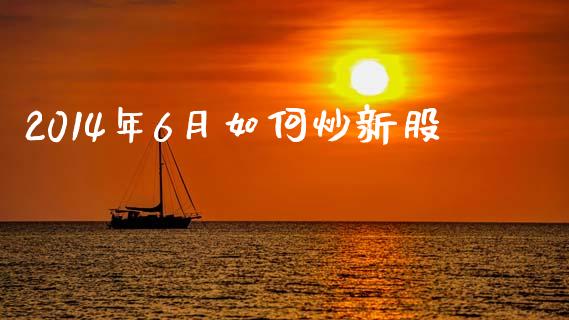 2014年6月如何炒新股_https://wap.yjjixie.cn_证券市场_第1张