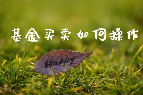 基金买卖如何操作_保险理财_第1张_商业资讯_保险理财_证券市场_港股行情 基金买卖如何操作_https://wap.yjjixie.cn_保险理财_第1张