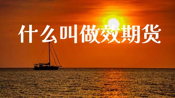 什么叫做效期货_https://wap.yjjixie.cn_港股行情_第1张