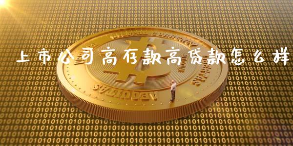上市公司高存款高贷款怎么样_https://wap.yjjixie.cn_港股行情_第1张