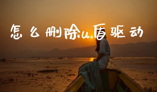 怎么删除u盾驱动_https://wap.yjjixie.cn_港股行情_第1张