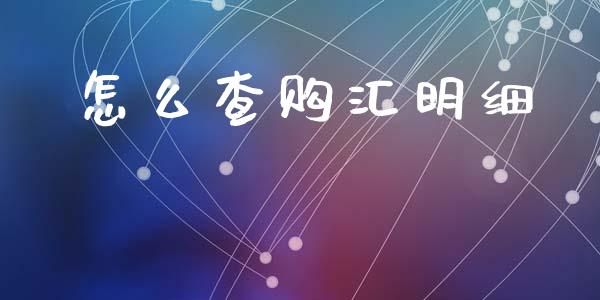 怎么查购汇明细_https://wap.yjjixie.cn_商业资讯_第1张