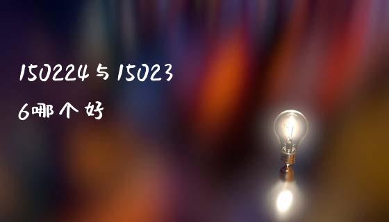 150224与150236哪个好_https://wap.yjjixie.cn_证券市场_第1张