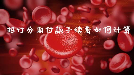 招行分期付款手续费如何计算_https://wap.yjjixie.cn_商业资讯_第1张