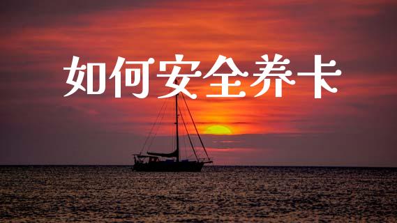 如何安全养卡_https://wap.yjjixie.cn_港股行情_第1张