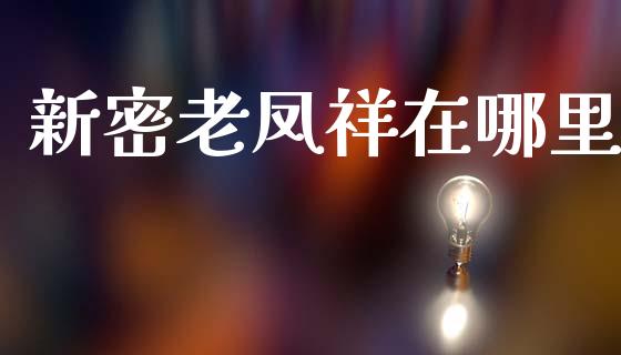新密老凤祥在哪里_https://wap.yjjixie.cn_保险理财_第1张
