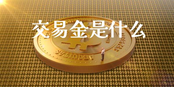交易金是什么_https://wap.yjjixie.cn_保险理财_第1张