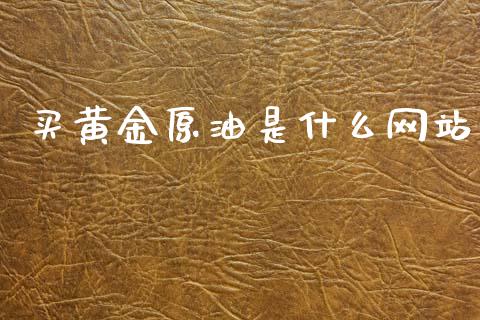 买黄金原油是什么网站_https://wap.yjjixie.cn_保险理财_第1张