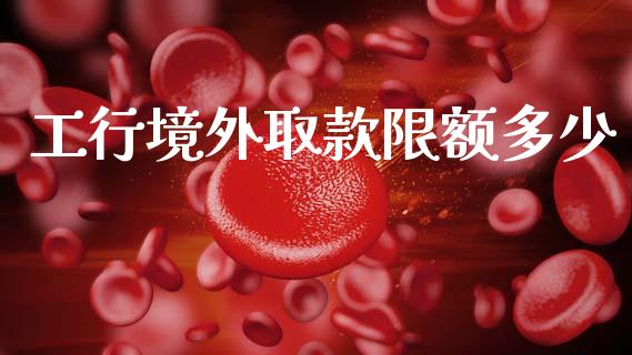 工行境外取款限额多少_https://wap.yjjixie.cn_保险理财_第1张