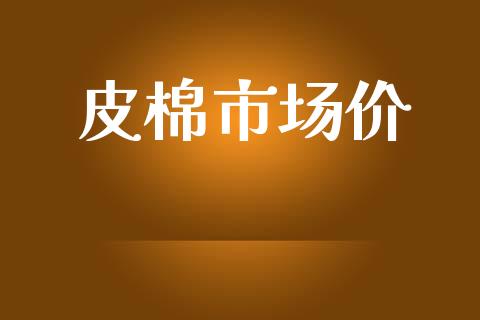 皮棉市场价_https://wap.yjjixie.cn_商业资讯_第1张