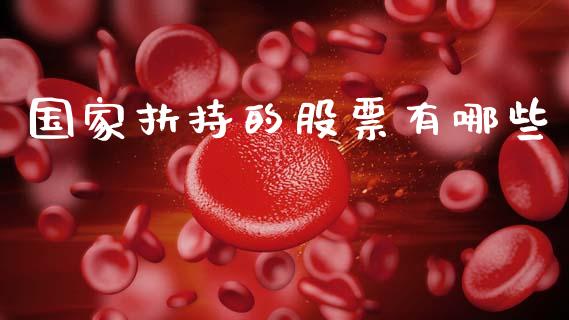 国家扶持的股票有哪些_https://wap.yjjixie.cn_商业资讯_第1张