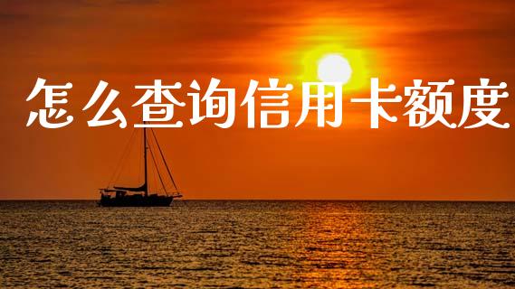 怎么查询信用卡额度_https://wap.yjjixie.cn_商业资讯_第1张