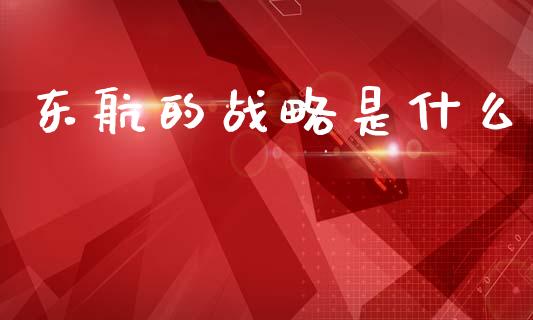 东航的战略是什么_https://wap.yjjixie.cn_证券市场_第1张