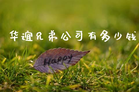 华谊兄弟公司有多少钱_https://wap.yjjixie.cn_港股行情_第1张