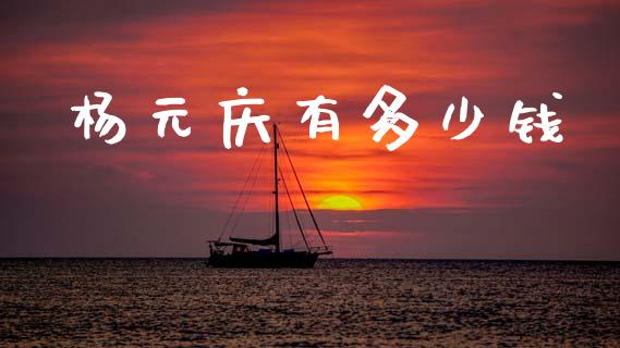 杨元庆有多少钱_https://wap.yjjixie.cn_证券市场_第1张