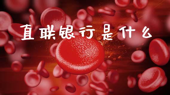 直联银行是什么_https://wap.yjjixie.cn_保险理财_第1张