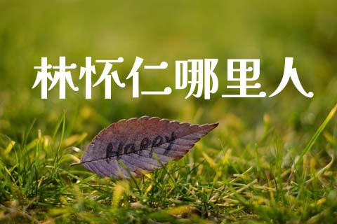 林怀仁哪里人_https://wap.yjjixie.cn_保险理财_第1张