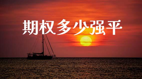 期权多少强平_https://wap.yjjixie.cn_保险理财_第1张