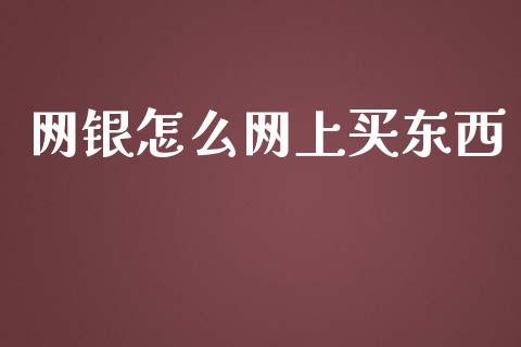 网银怎么网上买东西_https://wap.yjjixie.cn_保险理财_第1张