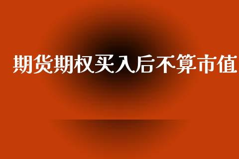 期货期权买入后不算市值_https://wap.yjjixie.cn_商业资讯_第1张