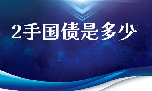 2手国债是多少_https://wap.yjjixie.cn_证券市场_第1张