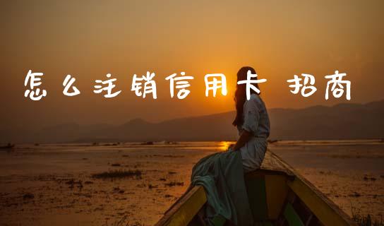 怎么注销信用卡 招商_https://wap.yjjixie.cn_保险理财_第1张