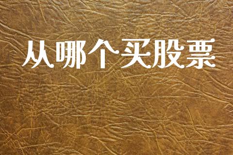 从哪个买股票_https://wap.yjjixie.cn_港股行情_第1张