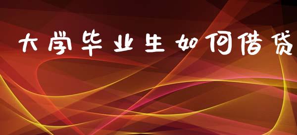 大学毕业生如何借贷_https://wap.yjjixie.cn_港股行情_第1张