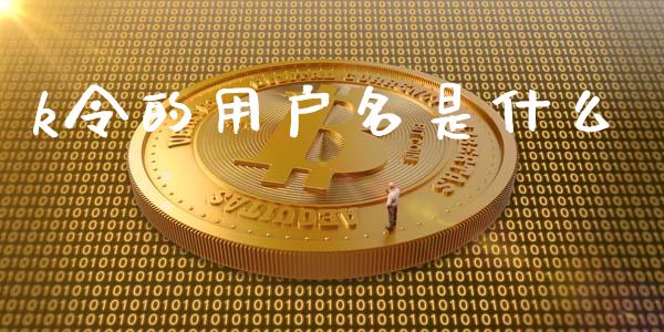 k令的用户名是什么_https://wap.yjjixie.cn_港股行情_第1张