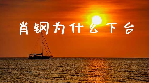 肖钢为什么下台_https://wap.yjjixie.cn_港股行情_第1张