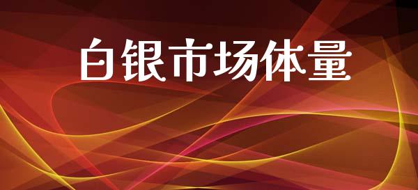 白银市场体量_https://wap.yjjixie.cn_商业资讯_第1张