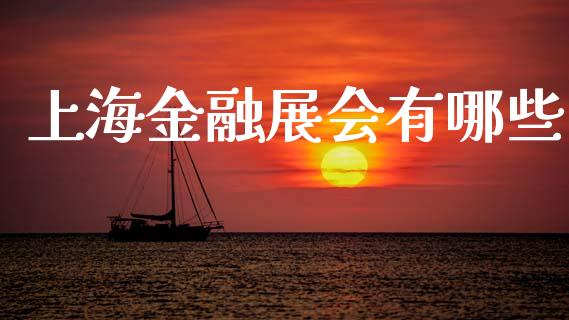 上海金融展会有哪些_https://wap.yjjixie.cn_港股行情_第1张